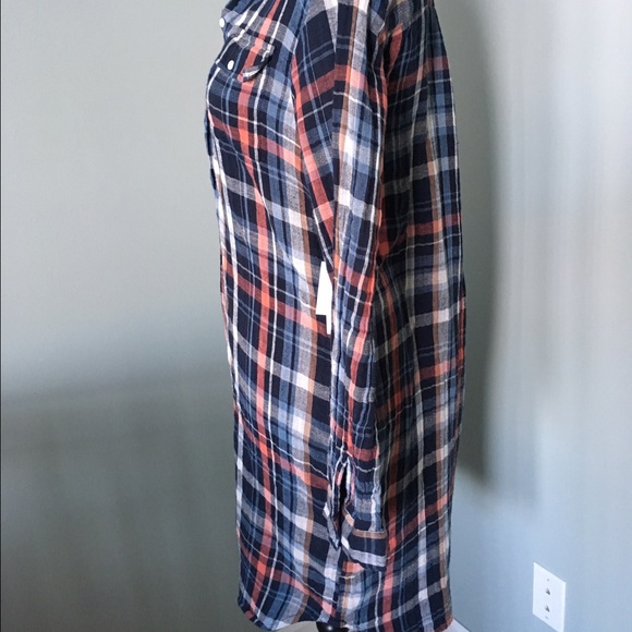 Velvet Graham Spenser NWT flannel shirt dress - Picture 3 of 4