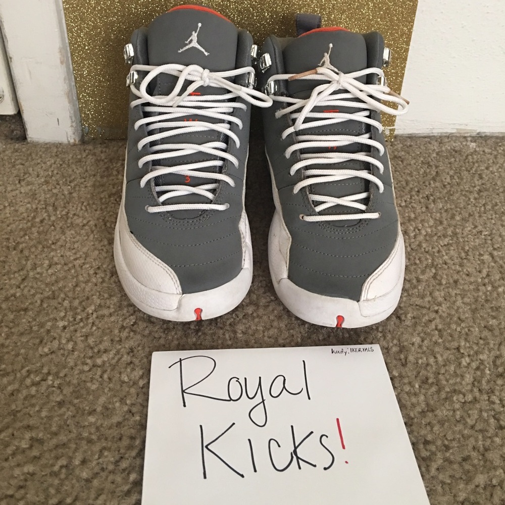 Air Jordan 12 "Cool Grey", size 5Y