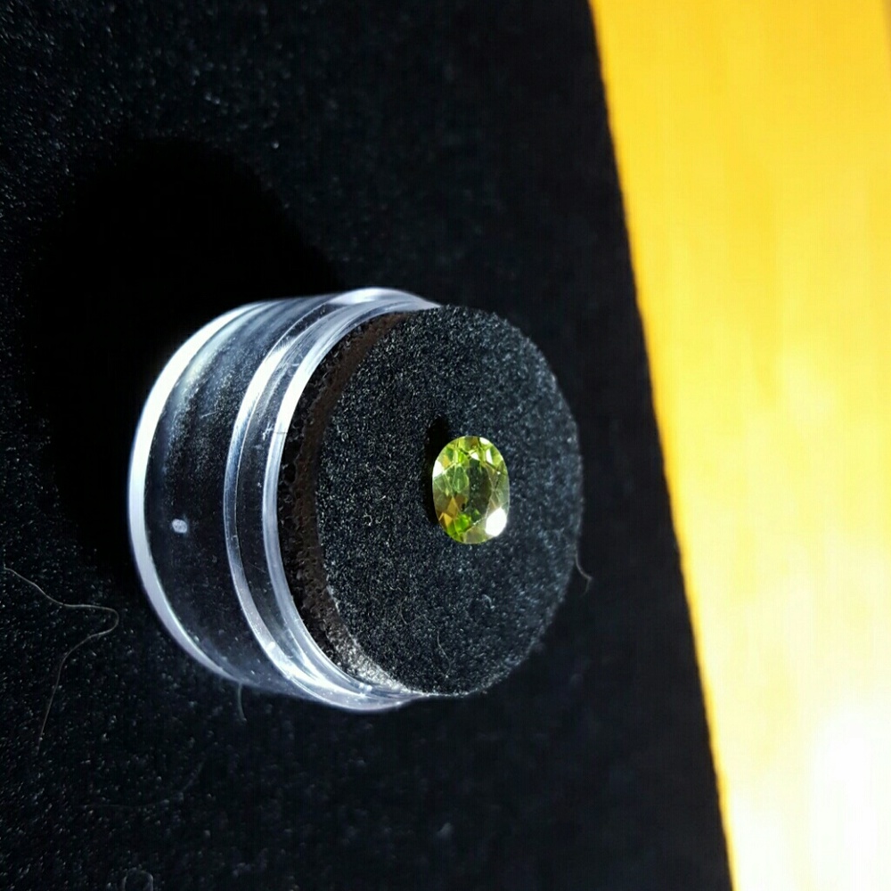 Natural Oval Cut Bright Green Peridot Stunning!