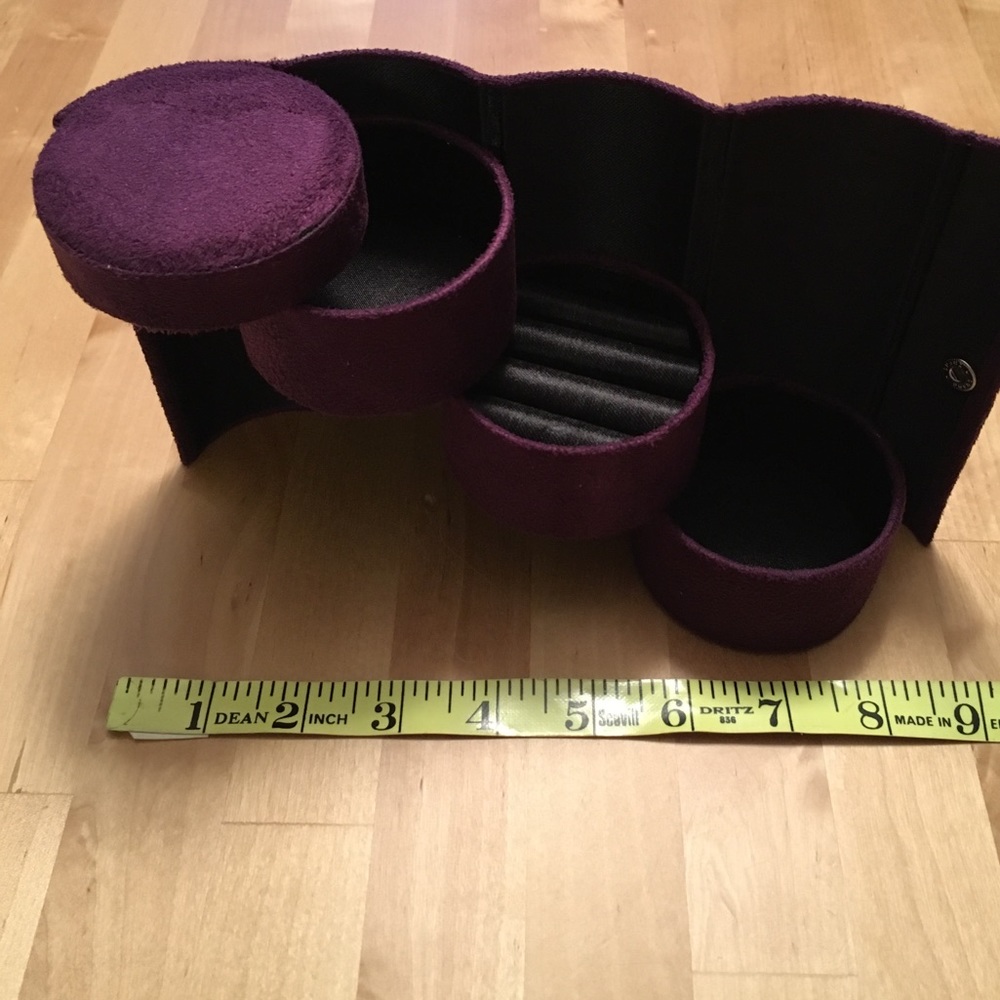 Purple jewelry case