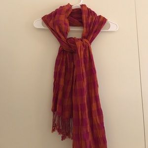 NWOT Pink & Orange Scarf
