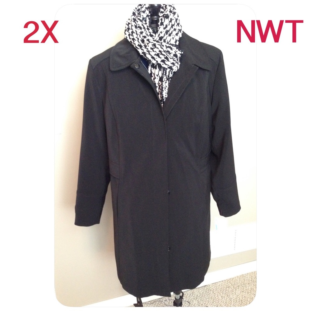 NWT Gallery Sz 2X Coat/Rain Coat