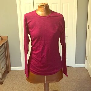 Dark pink smart wool shirt