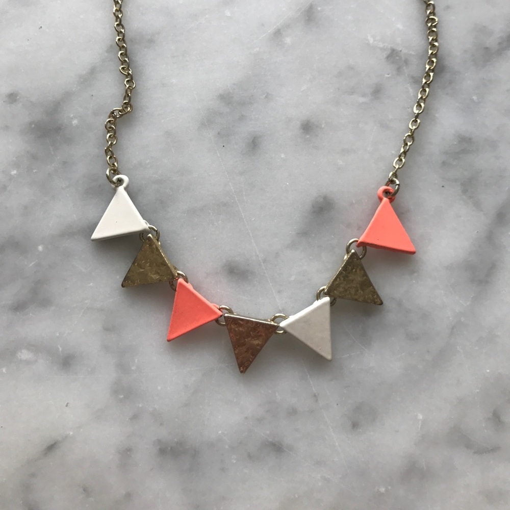 Bauble Bar Triangle Delicate Statement Necklace