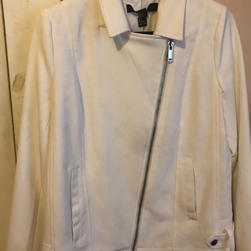 Forever 21 white jacket