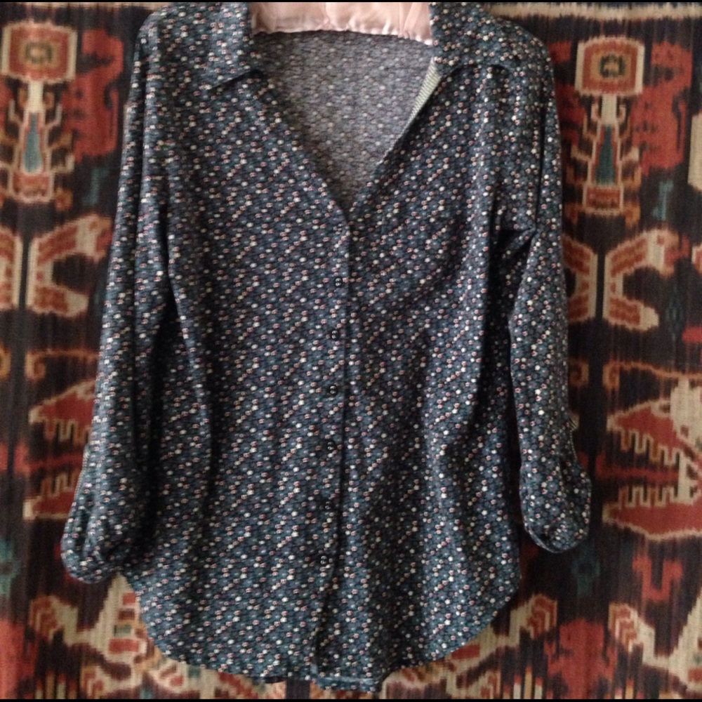 VELVET print shirt size M 100% cotton jersey