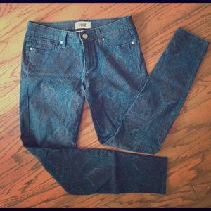 Paige jeans verdugo ultra skinny patterned 28 pant
