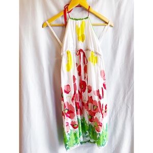 Anna Sui for Anthropologie Backless Floral Drees
