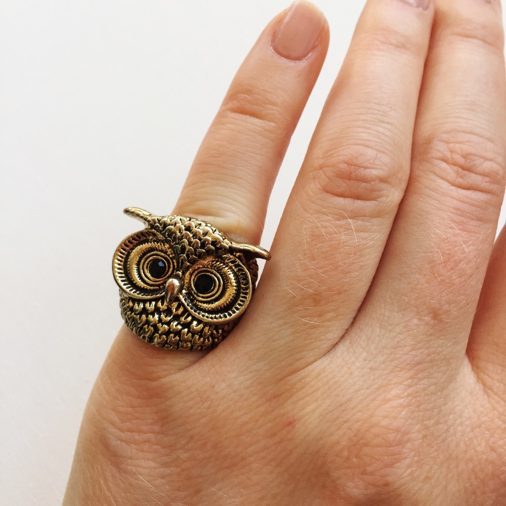 Baby Owl Ring