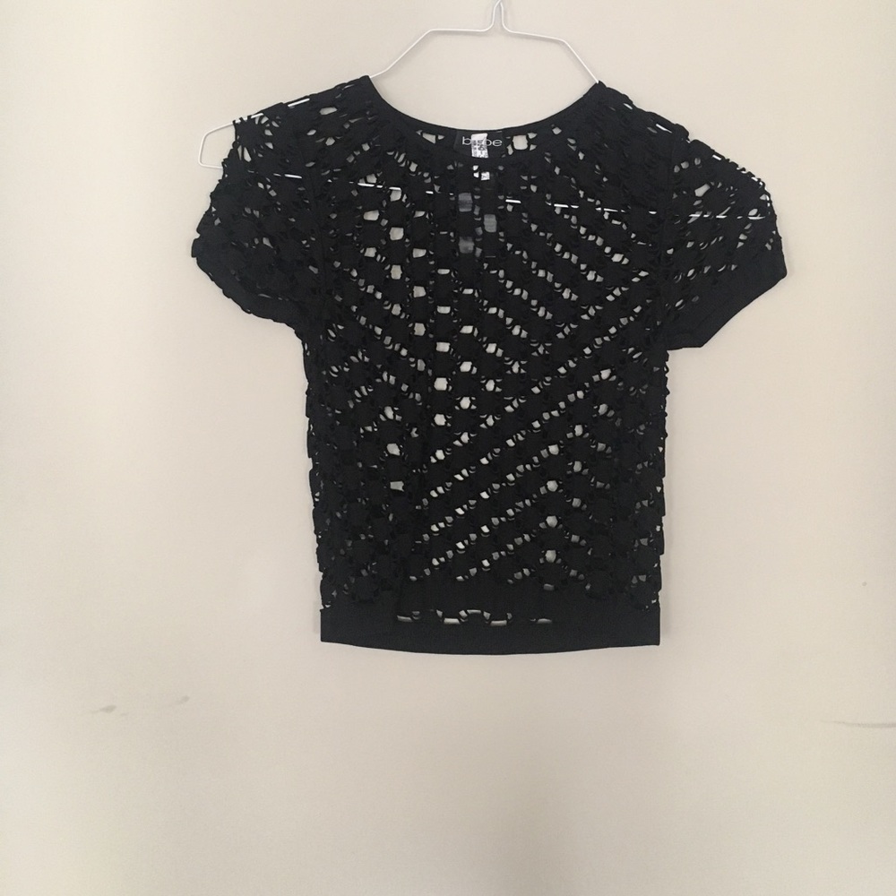 Black Net Top