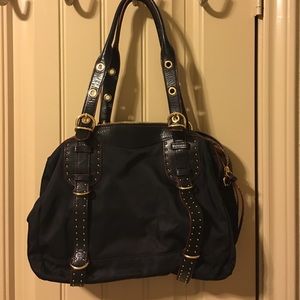 BLack and Gold MZ Wallace satchel
