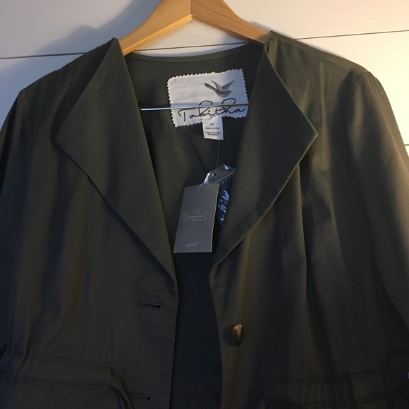 Anthropologie Jacket in Moss - Picture 2 of 5