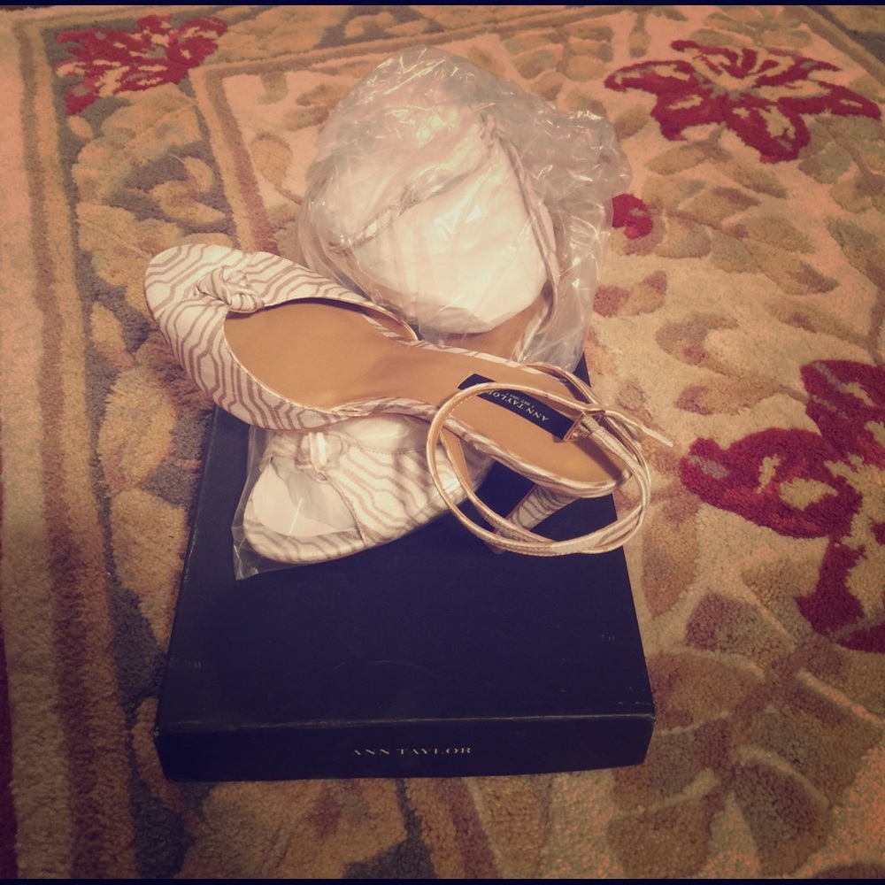 New in Box ANN TAYLOR Gemma Slingback Heels