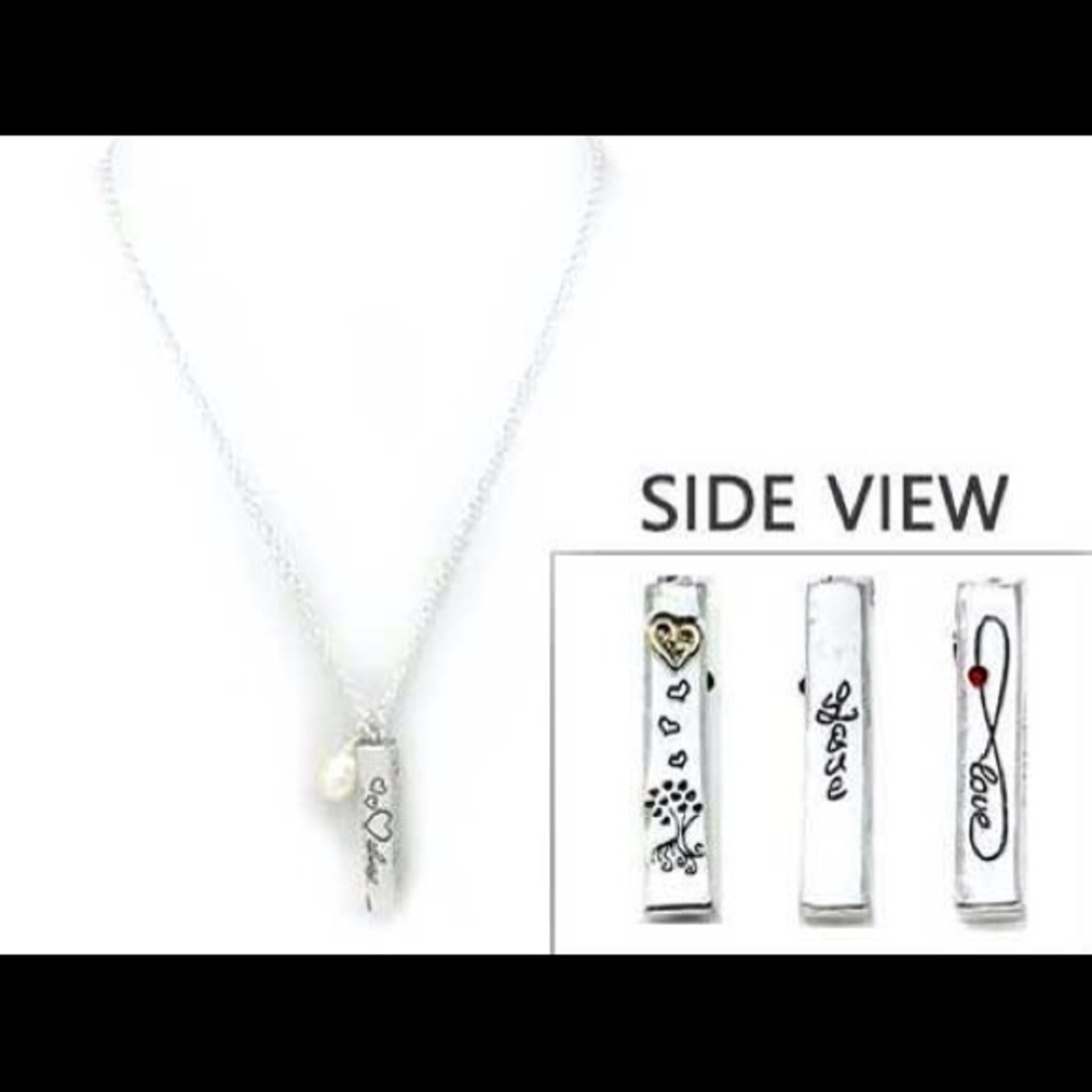 Designer pendant engraved "Love Always".