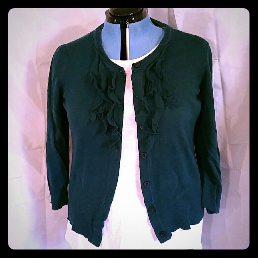 Dark turquoise green sweater
