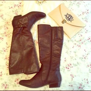 9 1/2 Kim Rogers dark brown riding boots