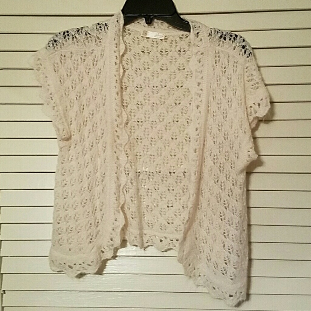 Make an offer - Cream knitted cartigan