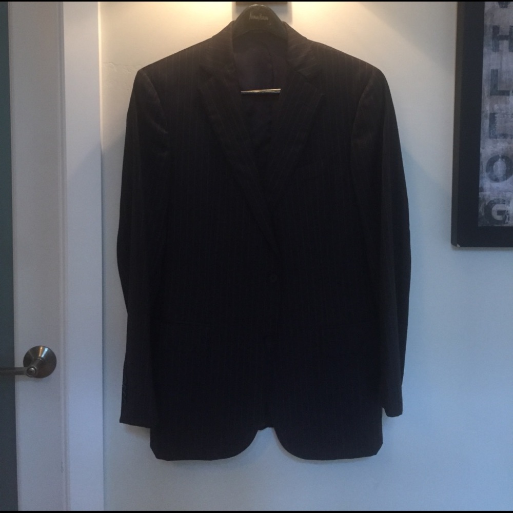 Ermenegildo Zegna navy suit jacket