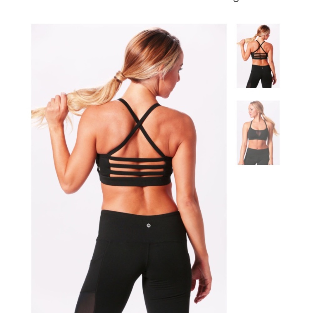 Pop flex active mesh sports bra