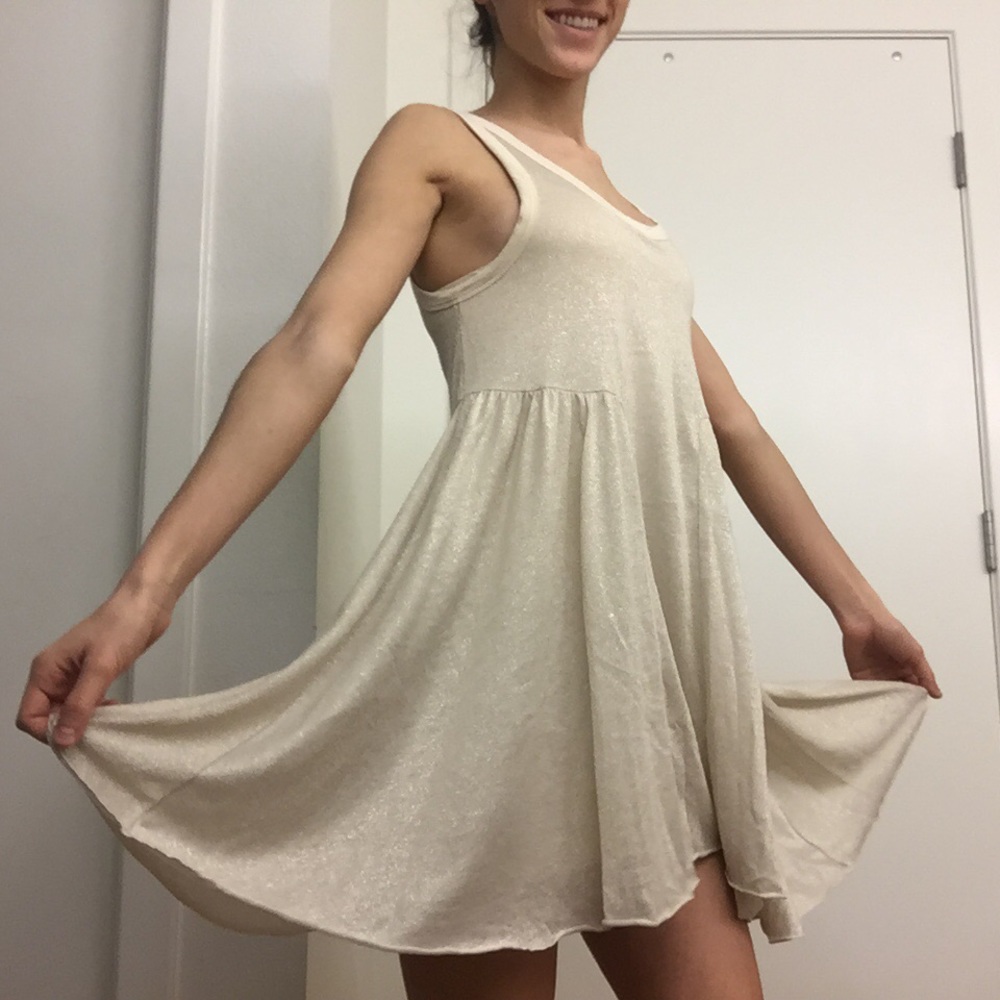 Adorable sand colored FP Beach dress