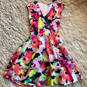Flirty floral dress