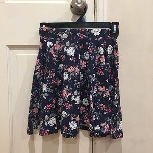floral skirt