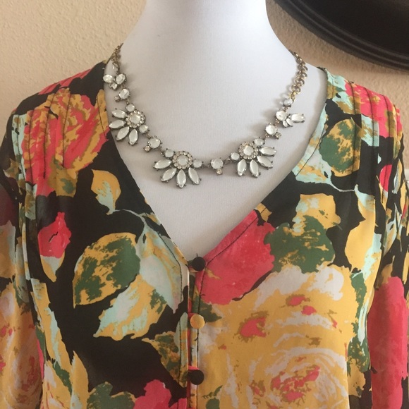 Kimchi blue urban outfitters sheer kimono top - Picture 2 of 4