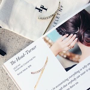 LELET NY Swarovski Crystal Hair Pin