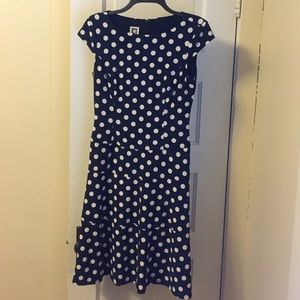 Anne Klein Polka dot dress