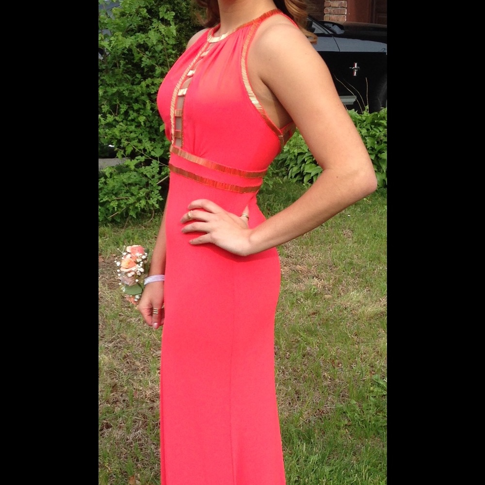Coral Prom Dress! Size 0