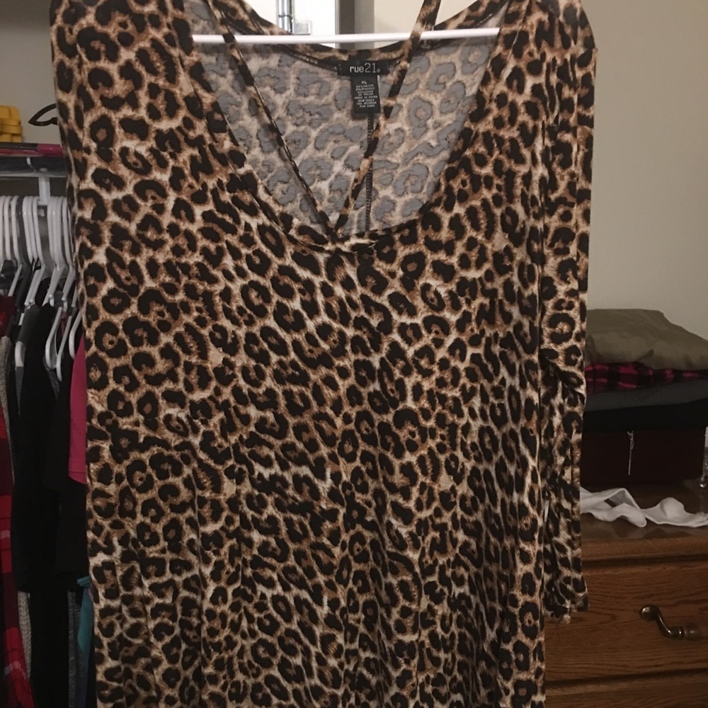 Rue 21 cheetah shirt