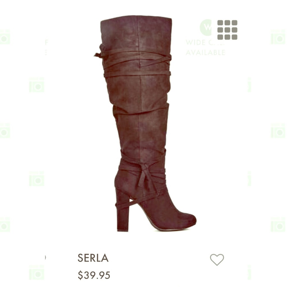 Black knee high boots