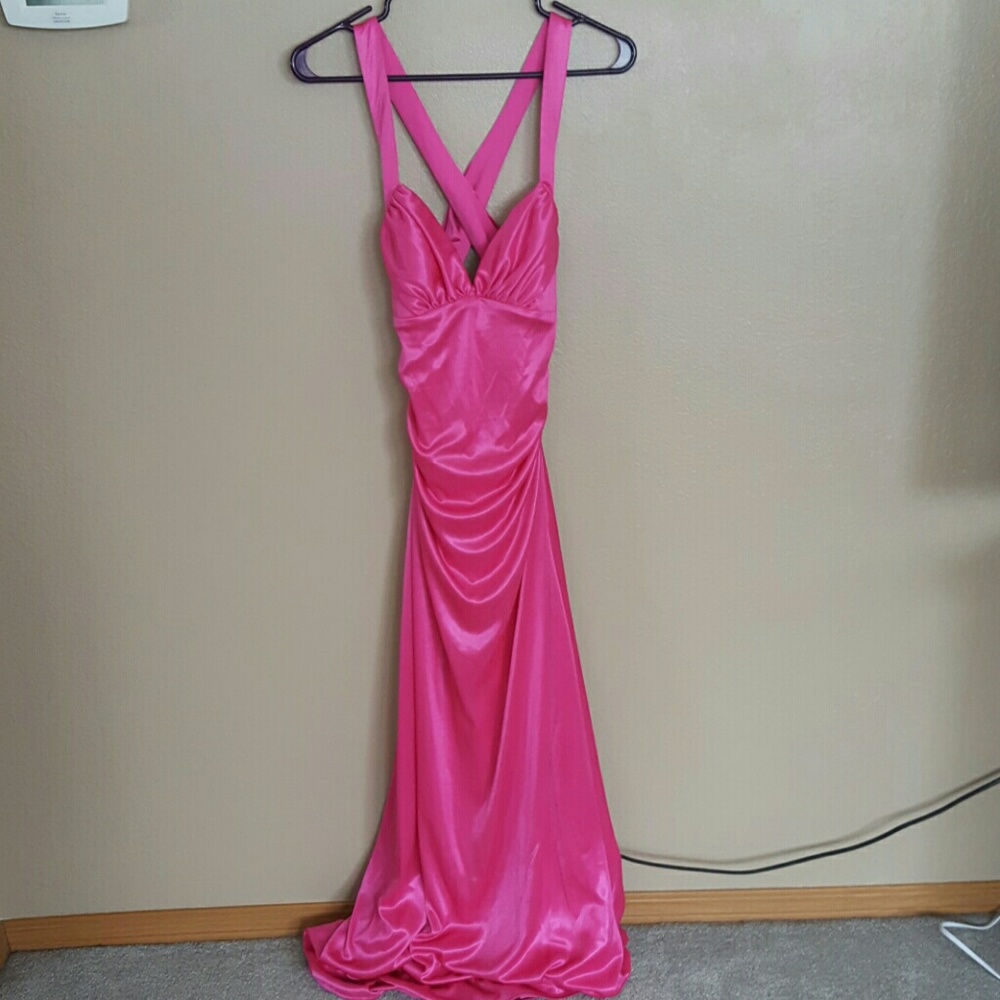 Pink prom dress