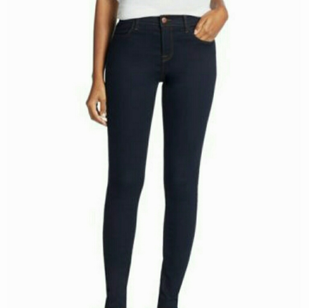 J Brand Maria High-Rise Skinny Leg color Ink. NWT