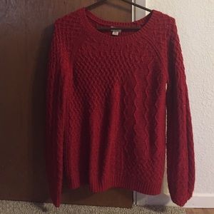 Red mossimo sweater