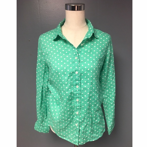 ❌ SOLD ❌ J. Crew 100% Linen Perfect Shirt - Picture 2 of 3