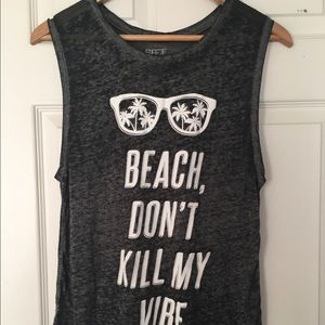 Black Design Muscle Tank