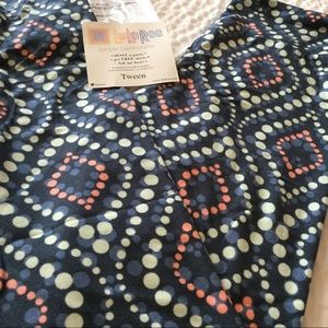 2pr lularoe sz tween leggins, nwt, super soft