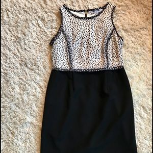 Polka dot/black dress