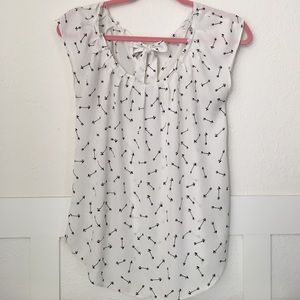 LC Lauren Conrad Arrow Blouse