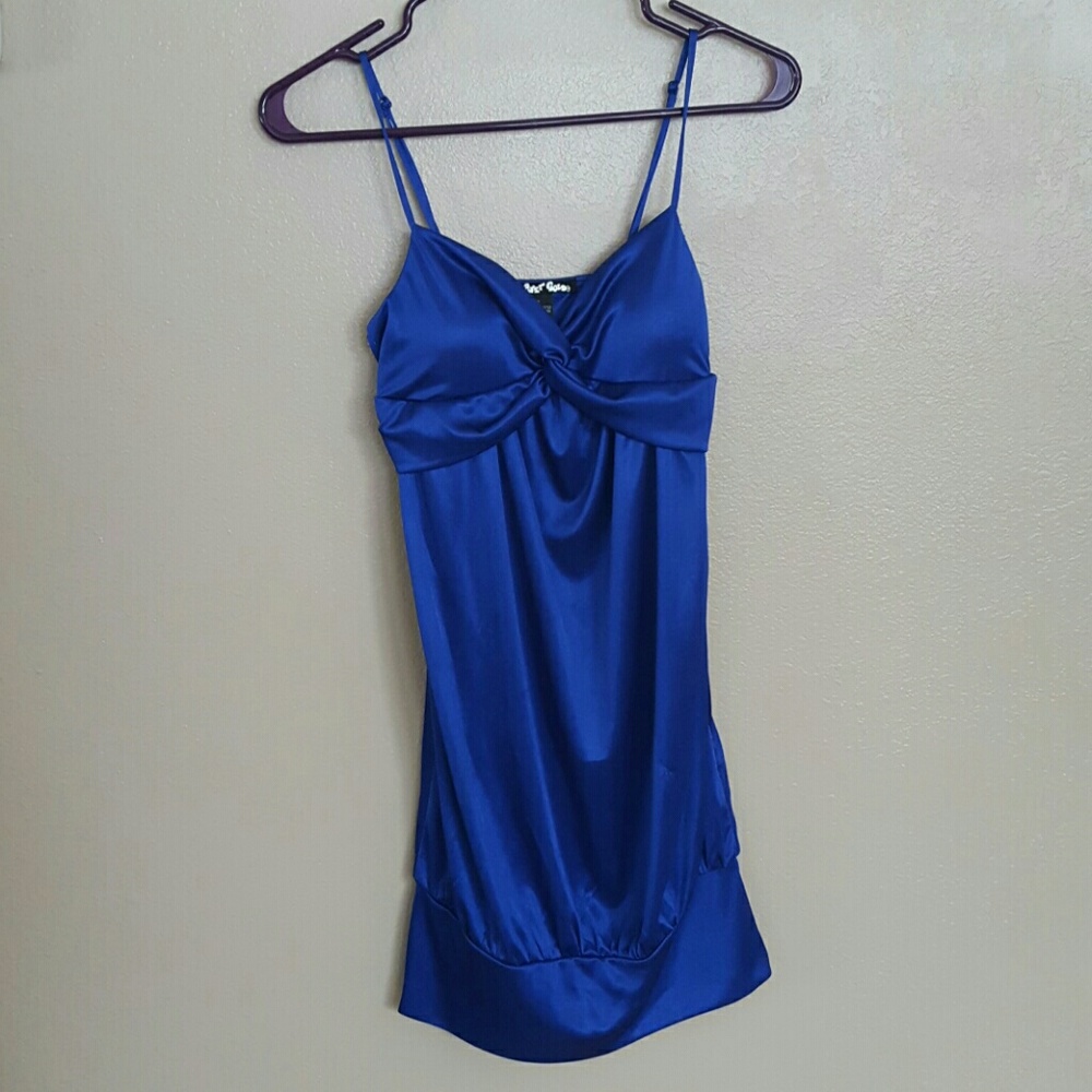 Royal blue dress