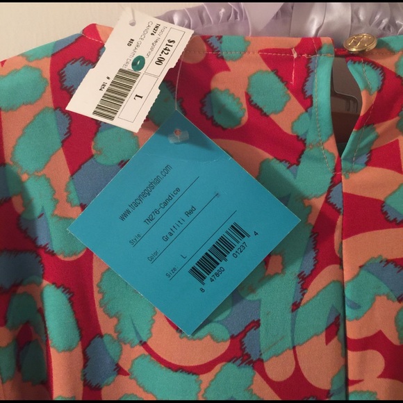 Multicolored Shift Dress by TRACY NEGOSHIAN - Picture 3 of 4