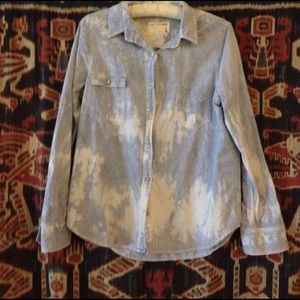 Rag and Bone 100% Cotten tie dye shirt L