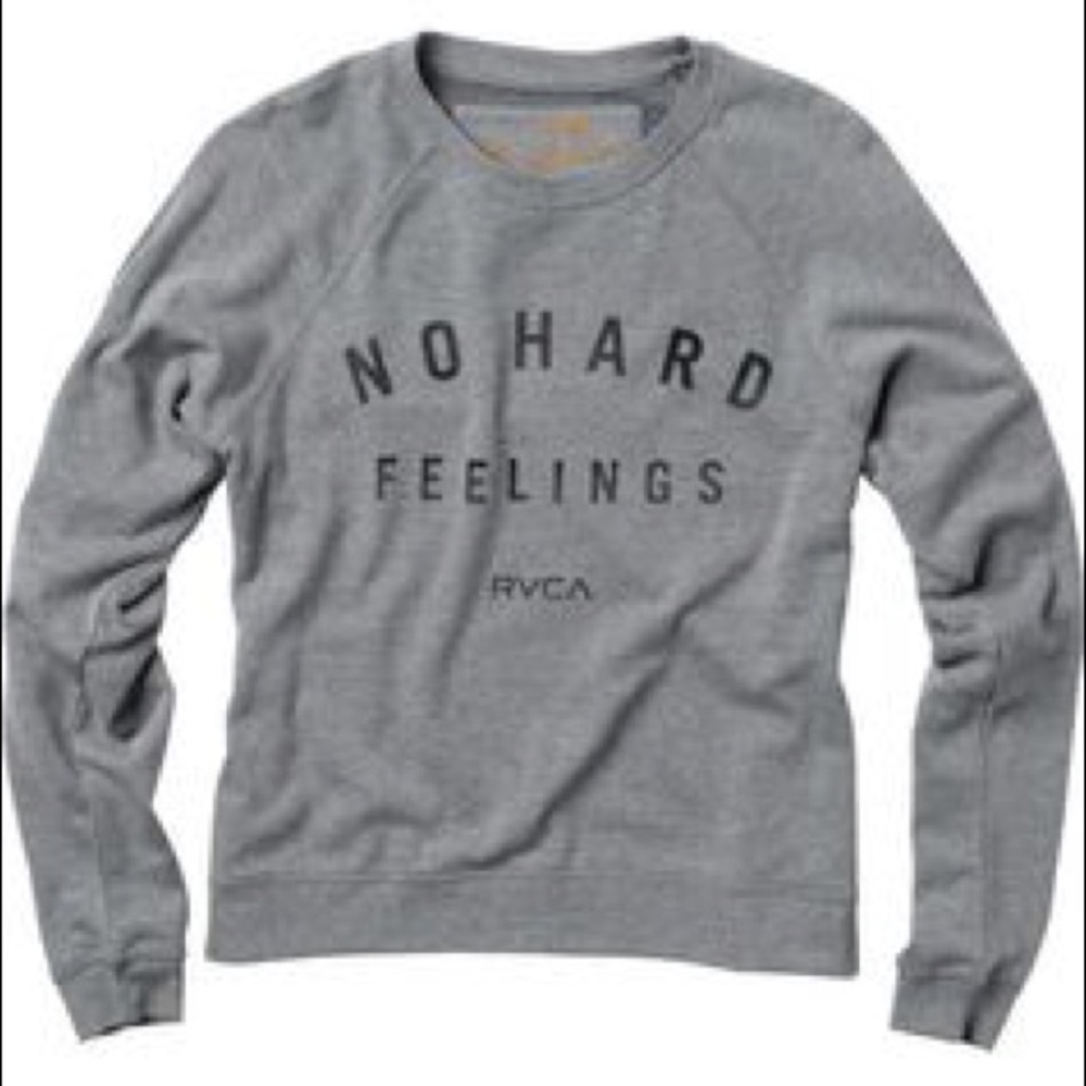The No Hard Feelings Raglan Crew in Grey