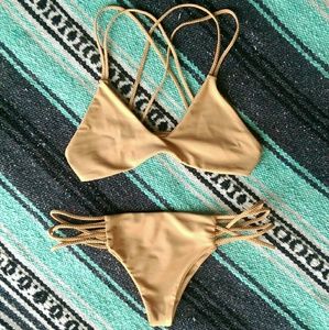 Stonefox Swim Indie Top & Gypsy Bottoms - Nude