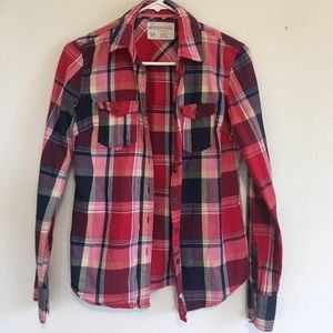 Pink and Blue Flannel