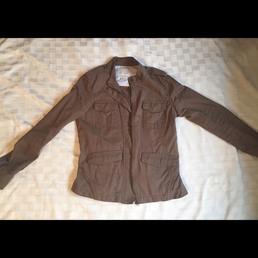 Khaki military jacket