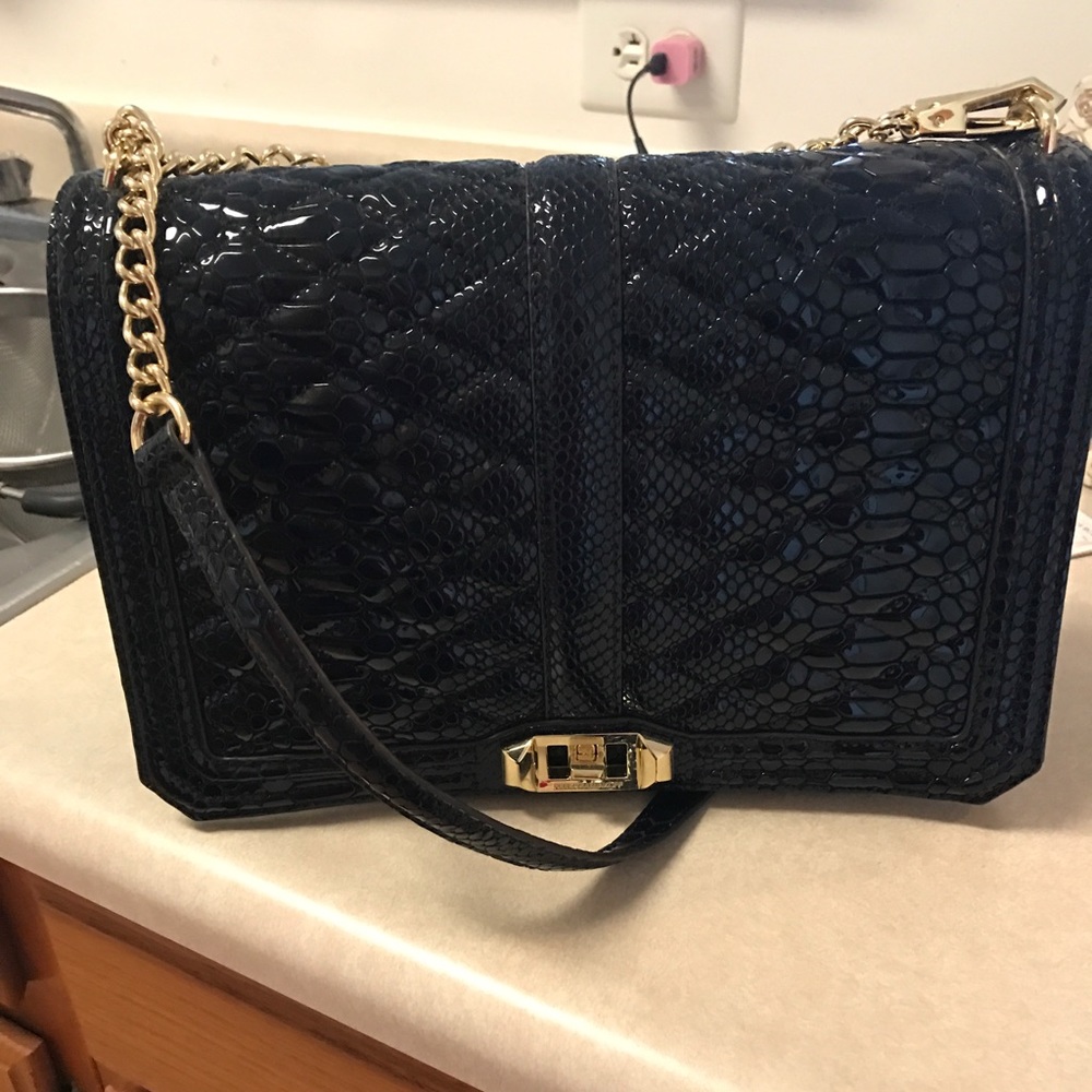 Navy jumbo love Rebecca Minkoff crossbody