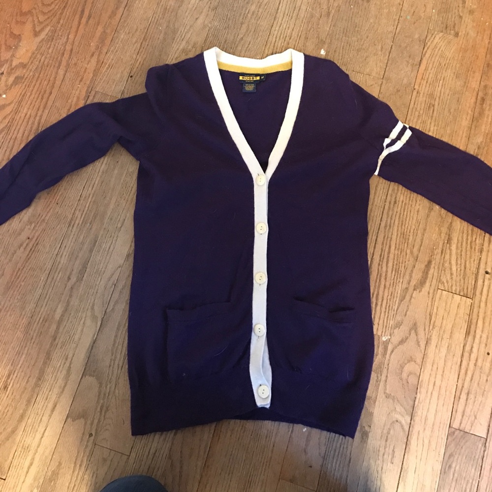 Ralph Lauren Rugby purple Cardigan