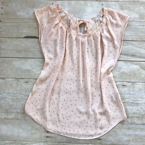 Sheer light pink blouse 👚